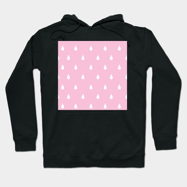 Rain drops through pink glasses Hoodie by bigmoments